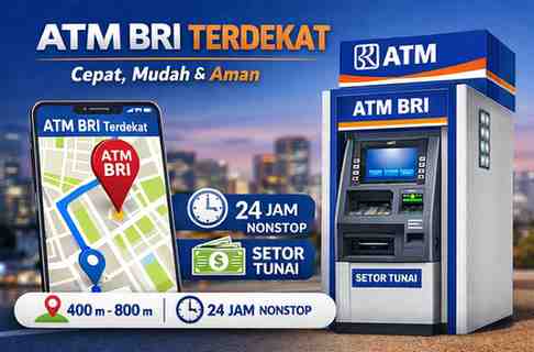 ATM BRI Terdekat dalam Jarak 400-800 Meter